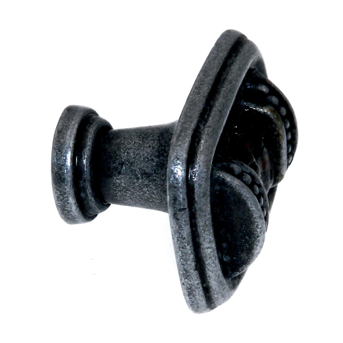 Laurey Sirocco 59606 - Pomo cuadrado de bronce oscuro adornado para gabinete (1 3/8")