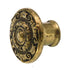 Vintage National Lock Company Period Brass 1 1/16" Round Furniture Knob R603