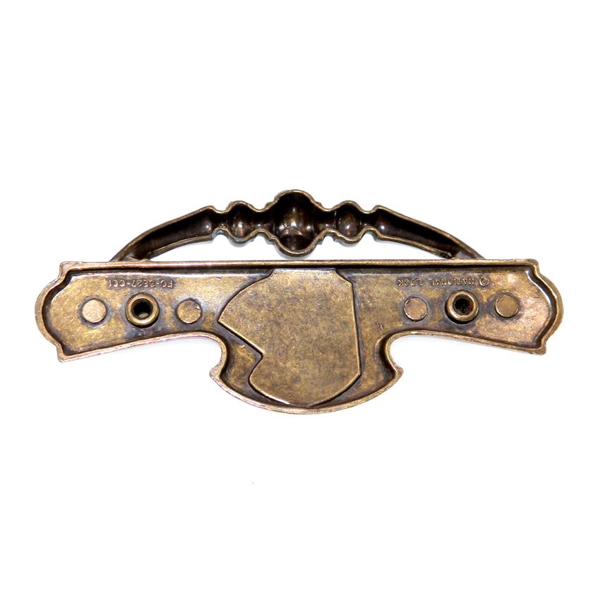 National Lock Company Governor Winthrop American Eagle 3" Ctr. Brass Drawer Pull 6220-4A