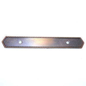 National Lock Oil-Rubbed Bronze 3" Ctr Rope Braid Cabinet Pull Backplate 6316-5D