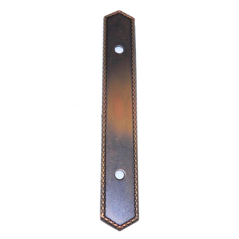 National Lock Oil-Rubbed Bronze 3" Ctr Rope Braid Cabinet Pull Backplate 6316-5D