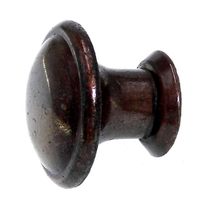 National Lock Period Antique English 1" Round Steel Cabinet Knob 660-4A N1060
