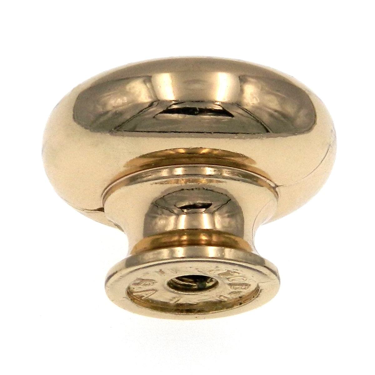 Amerock Allison Bright Brass Designer 1 1/8" Round Cabinet Knob 69267