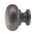 Schaub And Company Country 1 1/4" Solid Brass Cabinet Knob Antique Nickel 706-AN