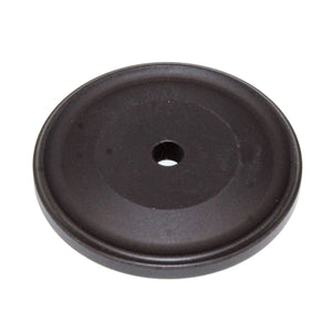 Schaub And Company 1 1/2" Solid Brass Knob Backplate Oil-Rubbed Bronze 710-10B
