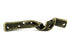 Laurey South Beach Antique Brass Twist Cabinet 3"cc Handle Pull 71305