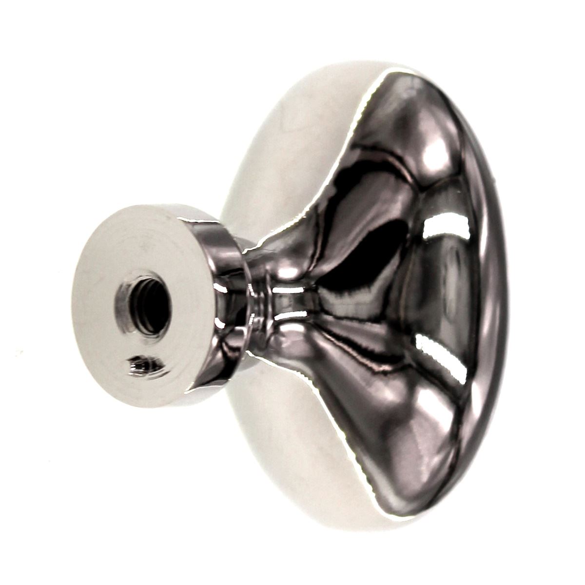 Schaub Country 1 3/8" Solid Brass Cabinet Knob Polished Nickel 719-PN