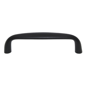 Schaub And Company Traditional Cabinet Arch Pull 4" Ctr Flat Black 732-FB