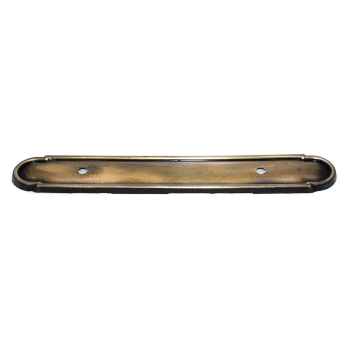Amerock Allison Pull Backplate Antique Brass 3 3/4" (96mm) Hole Centers 756ABS
