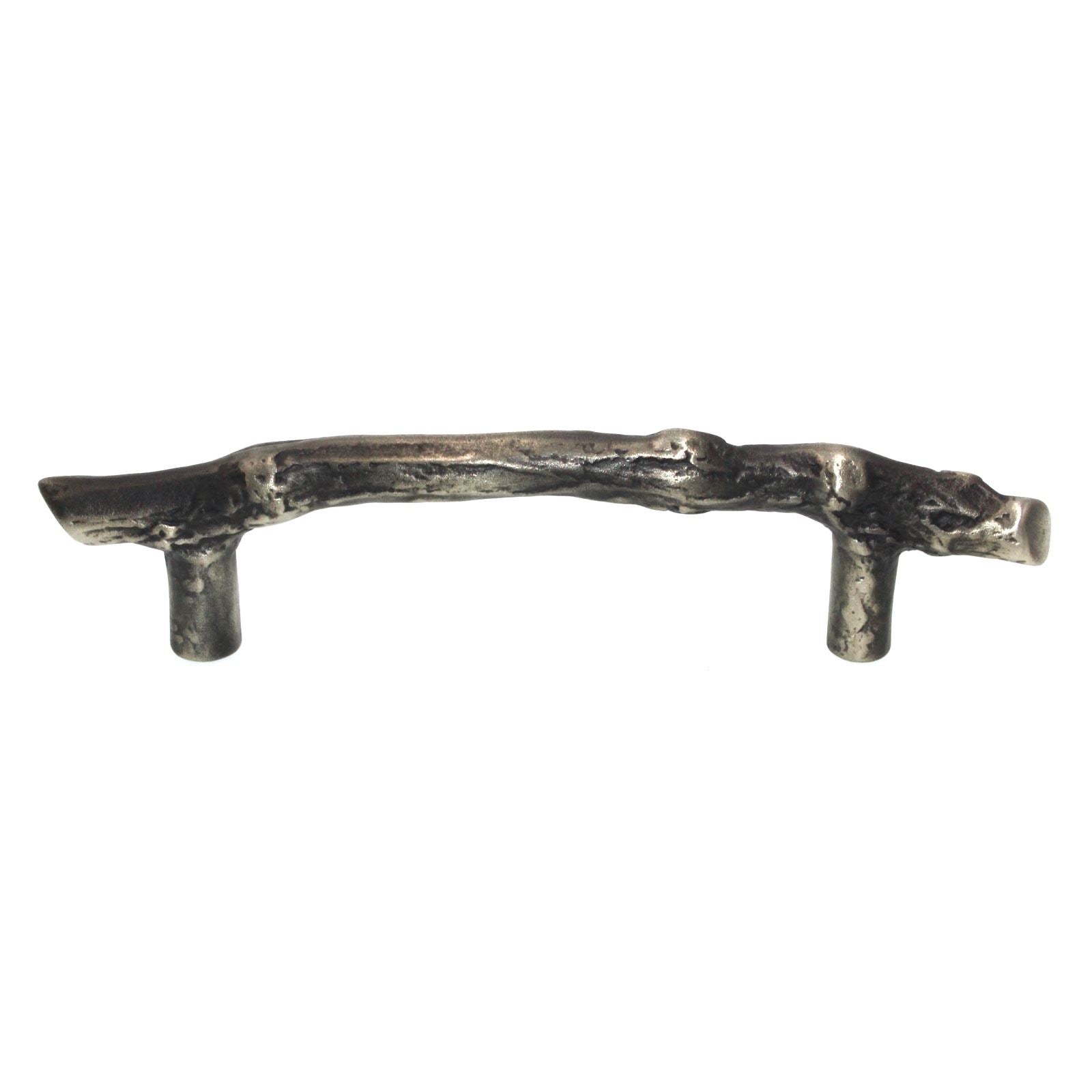 Schaub And Company Mountain Twig Cabinet Bar Pull 4" Ctr Antique Iron 783-AI