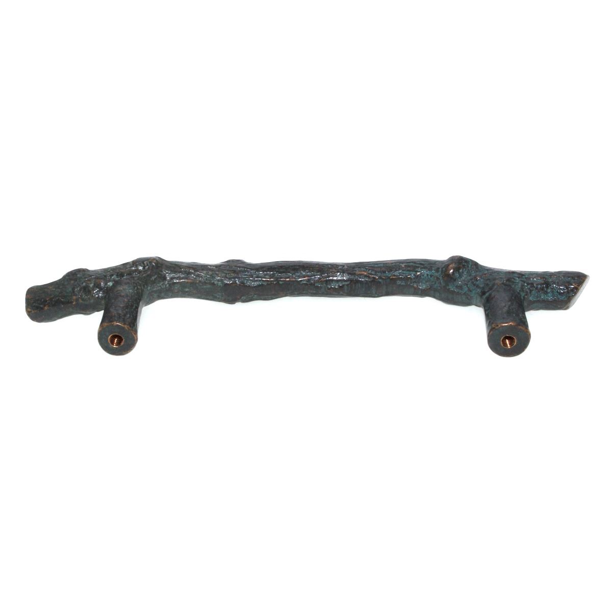 Schaub And Company Mountain Twig Cabinet Bar Pull 4" Ctr Verde Imperiale 783-VI
