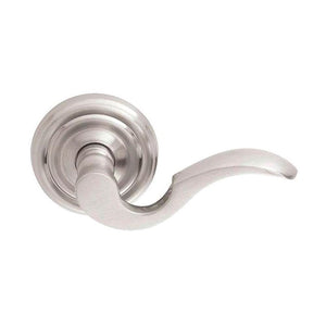 Emtek Brass Cortina Non-Turning Dummy Two-Sided Door Lever Pewter 805CUS15A