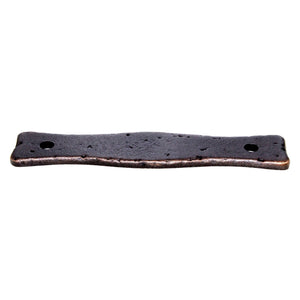 Schaub And Company 3 3/4" (96mm) Ctr Pull Backplate Rope Antique Bronze 824-AZ
