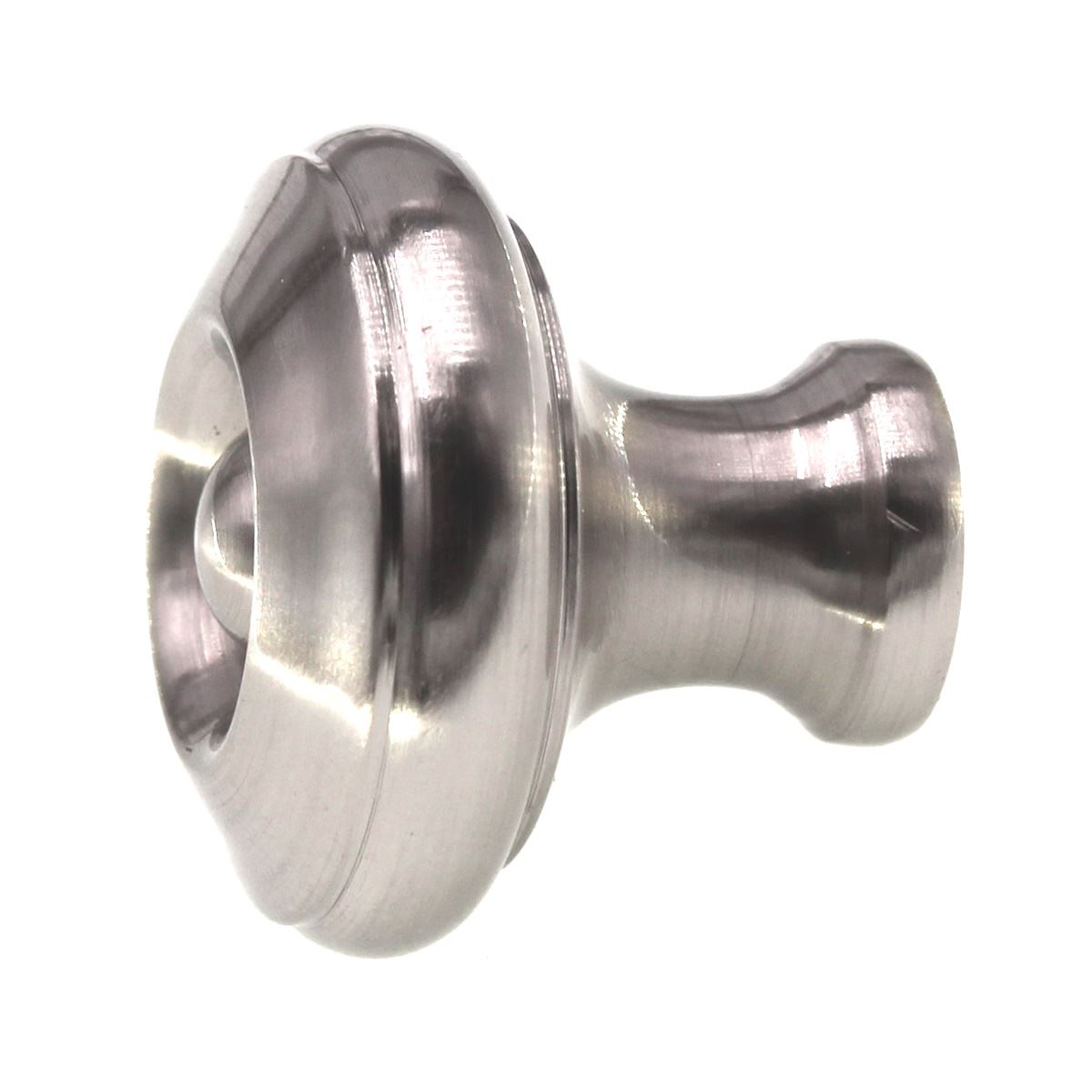 Emtek Waverly 1 1/4" Round Cabinet Knob Satin Nickel Solid Brass 86115US15