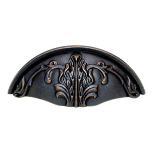 Schaub And Company Corinthian Drawer Cup Pull 3" Ctr Ancient Bronze 872-ABZ