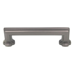 Schaub And Company Empire Cabinet Arch Pull 4" Ctr Antique Nickel 877-AN
