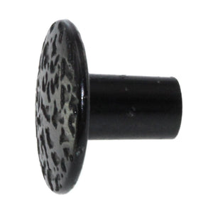 Ajax Colonial Black Hammered 1 1/16" Early American Colonial Cabinet Knob 908-CB