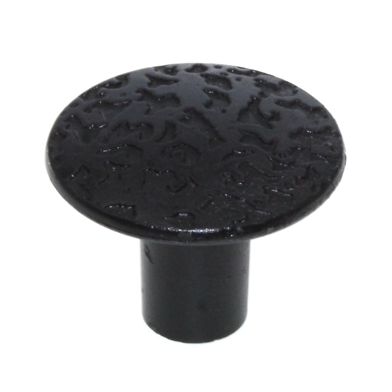 Ajax Colonial Black Hammered 1 1/16" Early American Colonial Cabinet Knob 908-CB