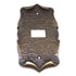 Vintage Amerock Carriage House Placa de control remoto Inglés antiguo 9081D-AE