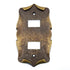 Vintage Amerock Carriage House 2 Placa de control remoto Inglés antiguo 9081E-AE