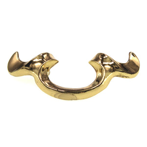 Ajax Cabinet Jewelry Furniture Drop Pull 1 7/16" Ctr Polished Brass 945-PB