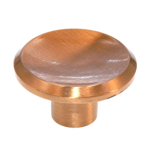 Vintage Washington Bevel-Edge Satin Bronze 1 1/2" Round Cabinet Knob 951R-10