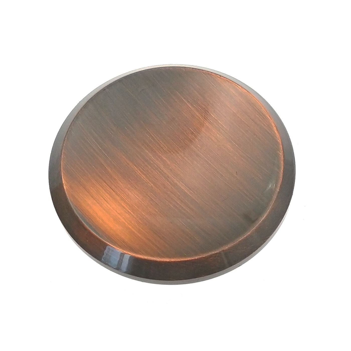 Vintage Washington Bevel-Edge Cellini Copper 2" Round Cabinet Knob 952R-CC