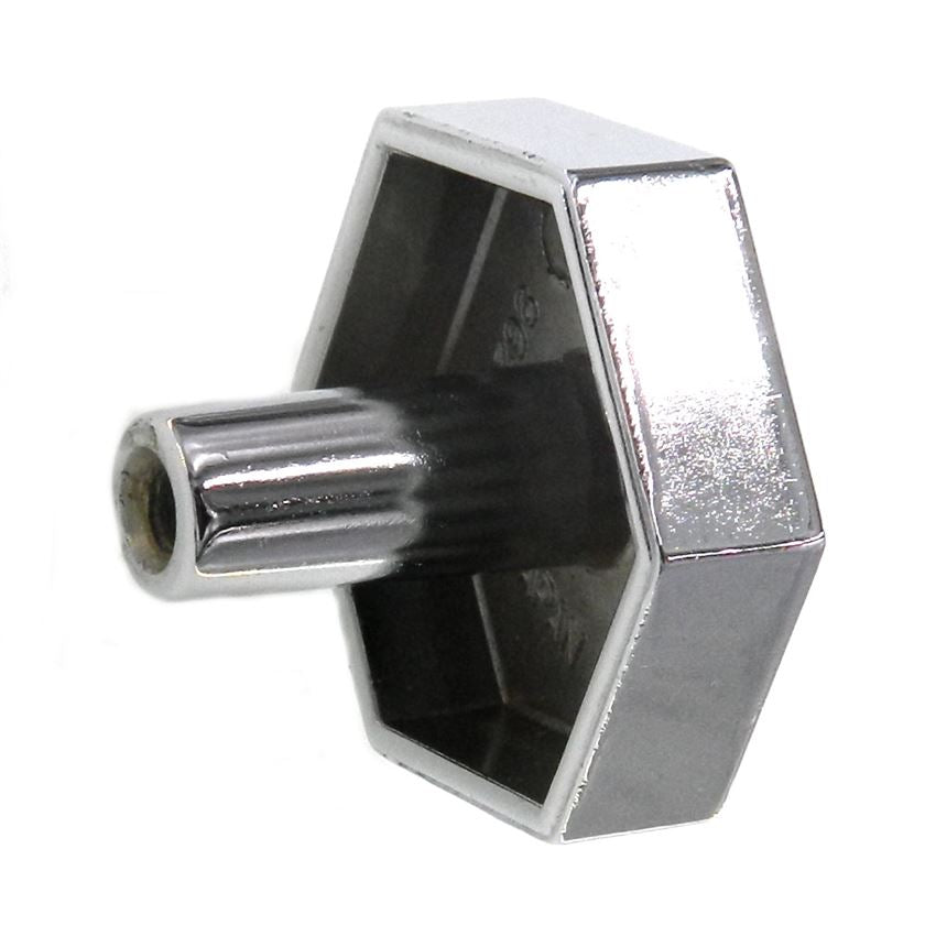 Amerock Allison Polished Chrome 1 1/4" Hexagon Cabinet Knob 962