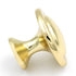 Ultra Designer's Edge Polished Brass Large Round BiFold Door Knobs 96310