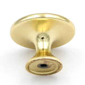 Ultra Designer's Edge Polished Brass Large Round BiFold Door Knobs 96310