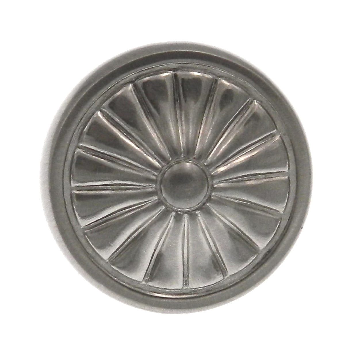 Perilla redonda de níquel satinado Ultra Designer's Edge de 1 1/4" 98447