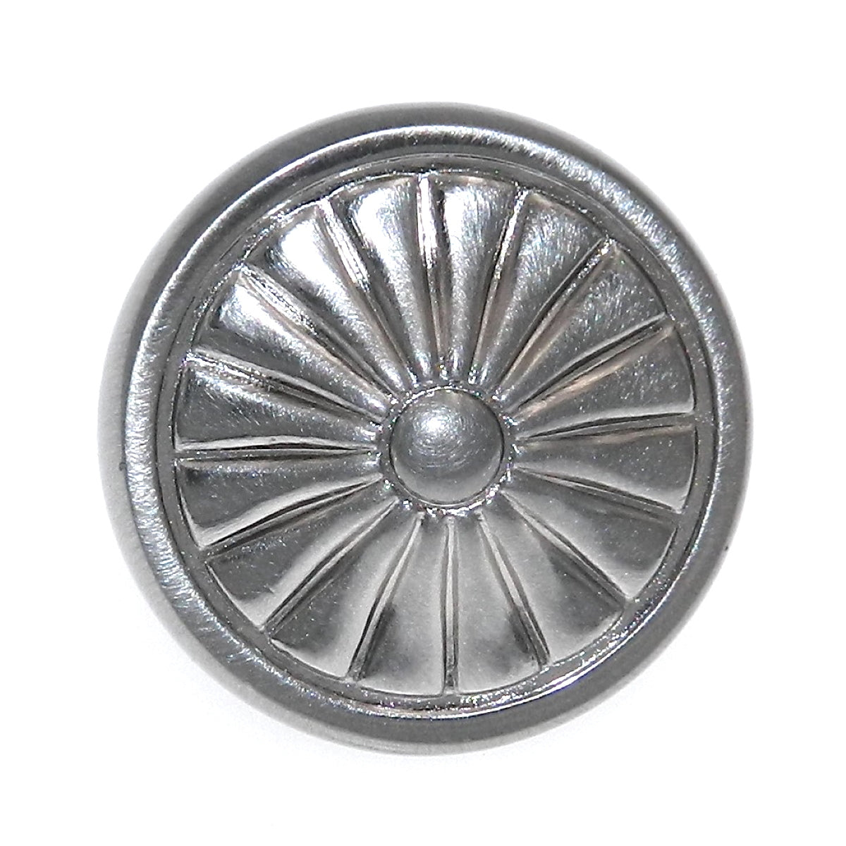 Perilla redonda de níquel satinado Ultra Designer's Edge de 1 1/4" 98447