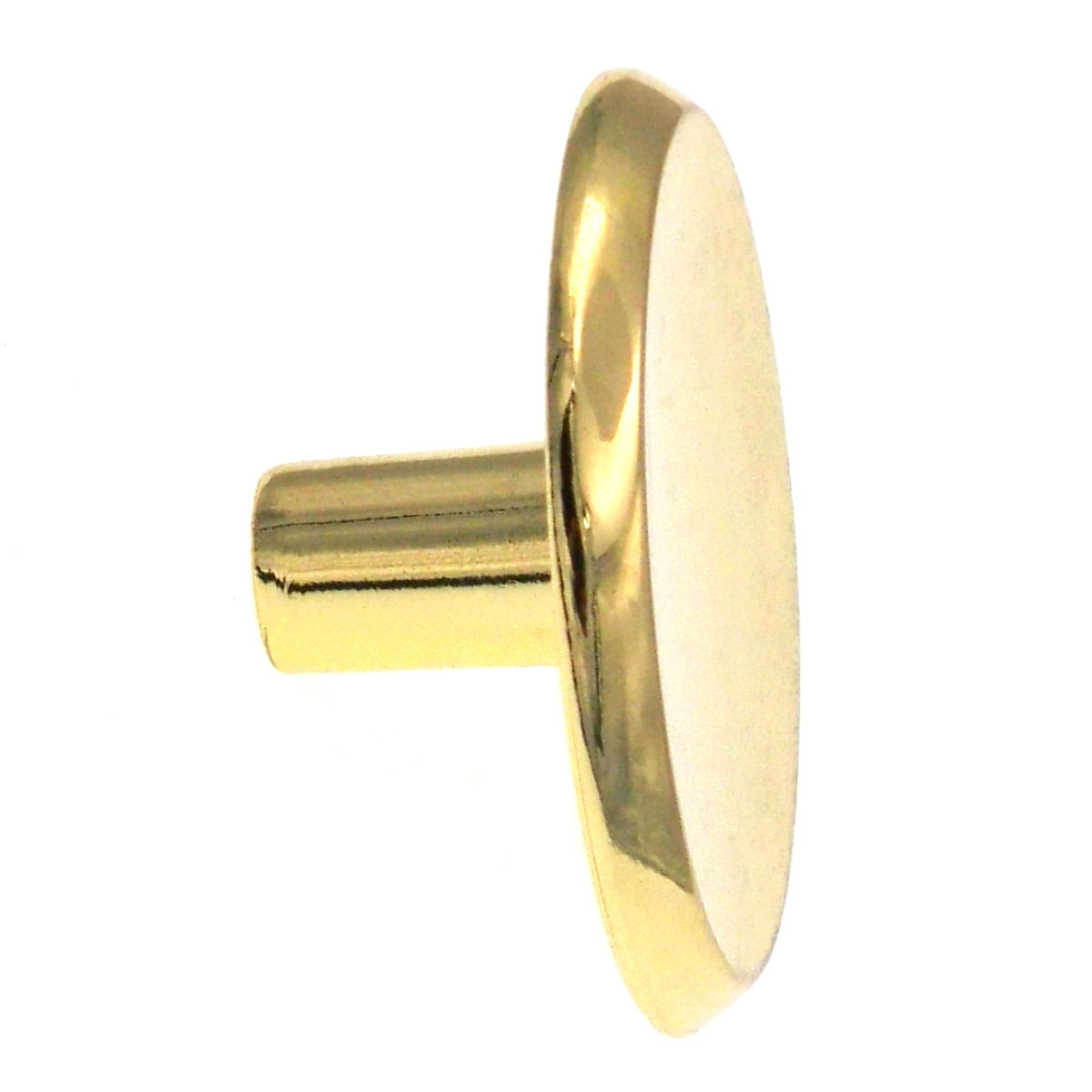 5 Pack of Ultra Designer's Edge Polished Brass Round 1 3/8" Knobs 98551