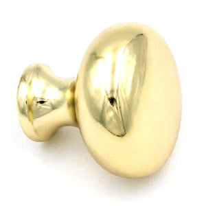 5 Pack of Ultra Designer's Edge Polished Brass Round 1 1/4" Knobs 98599