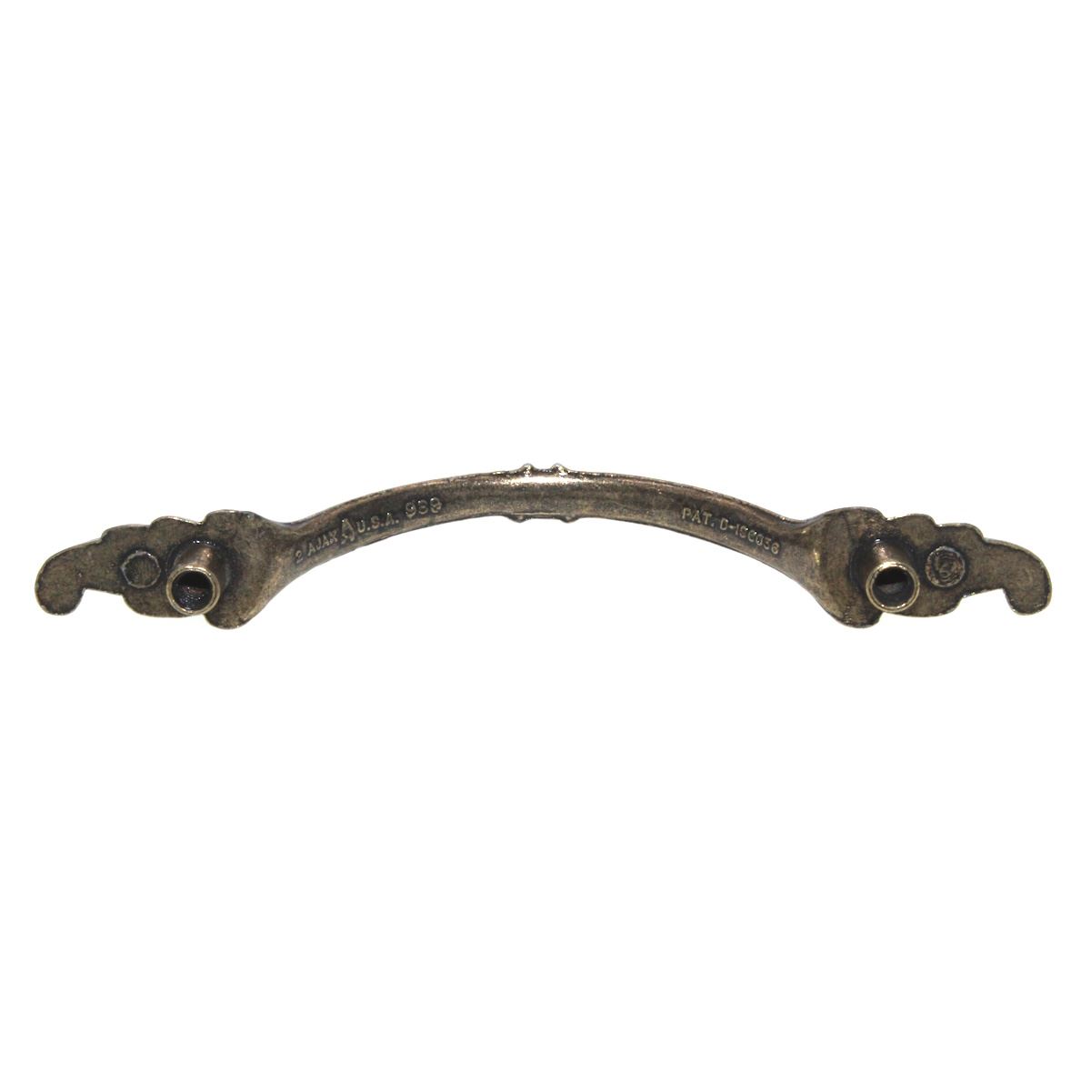 Vintage Ajax Provincial Cabinet Arch Pull 3" Ctr Antique English 989-AE