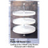 Amerock Full-Round Lazy Susan 2 Tier Shelf White Plastic Turn-a-Shelf 9895-28-W