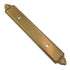 Hickory Hardware Sherwood Antique Solid Brass 3"cc Cabinet Handle Backplate A110