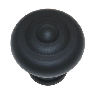 10 Pack Belwith Keeler Sechel 1 1/4" Oil Rubbed Bronze Round Solid Brass Cabinet Knob A303