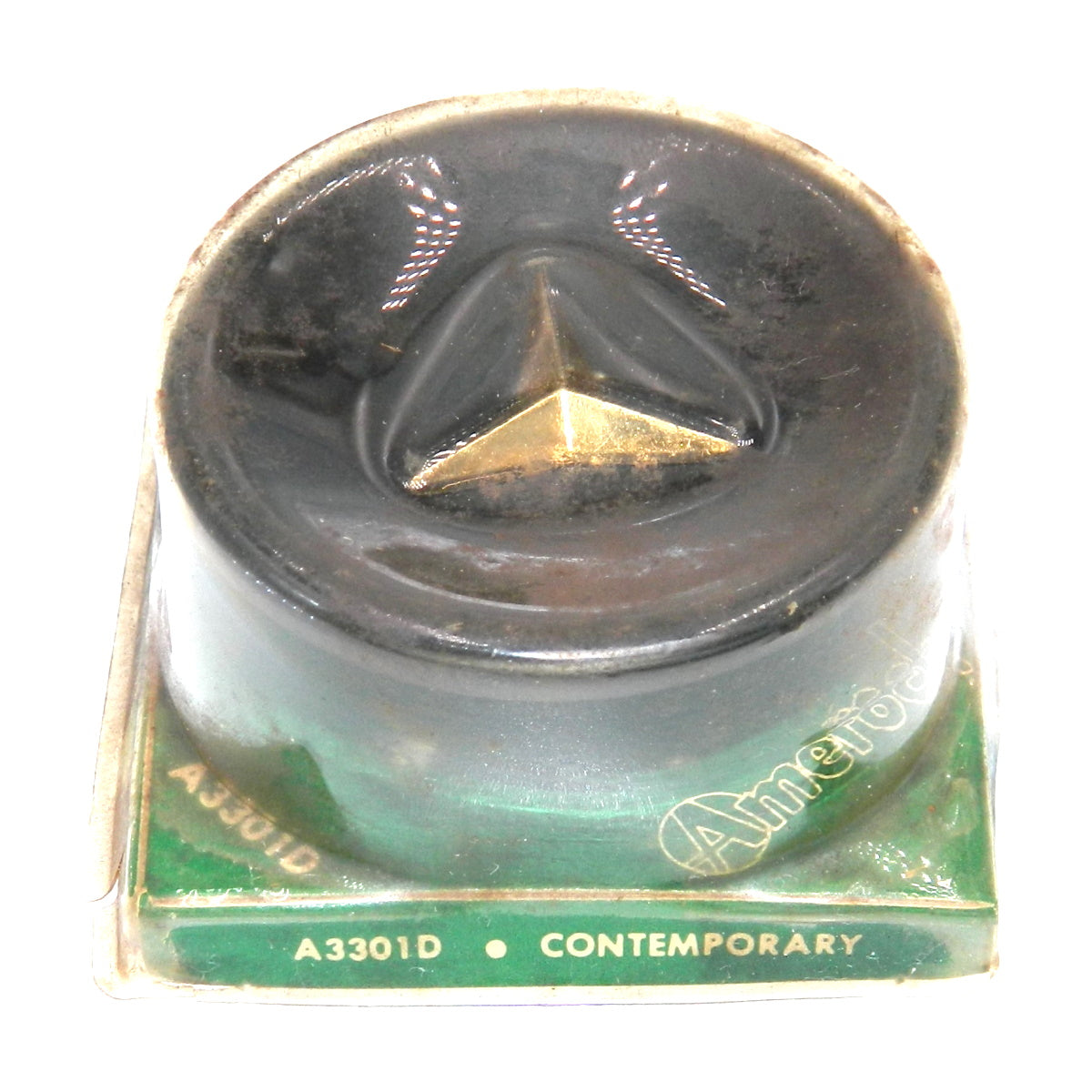 Amerock Contemporary 2" Ebony Black Round Cabinet Knob Pull A3301-D