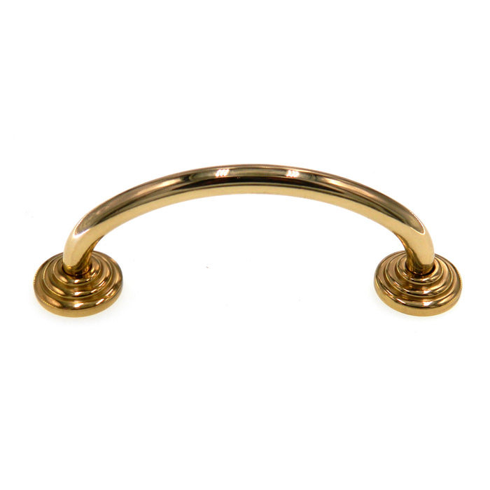 Amerock Fusital Solid Brass 3 3/4" (96mm)cc Cabinet Arch Pull Handle A37-A-3