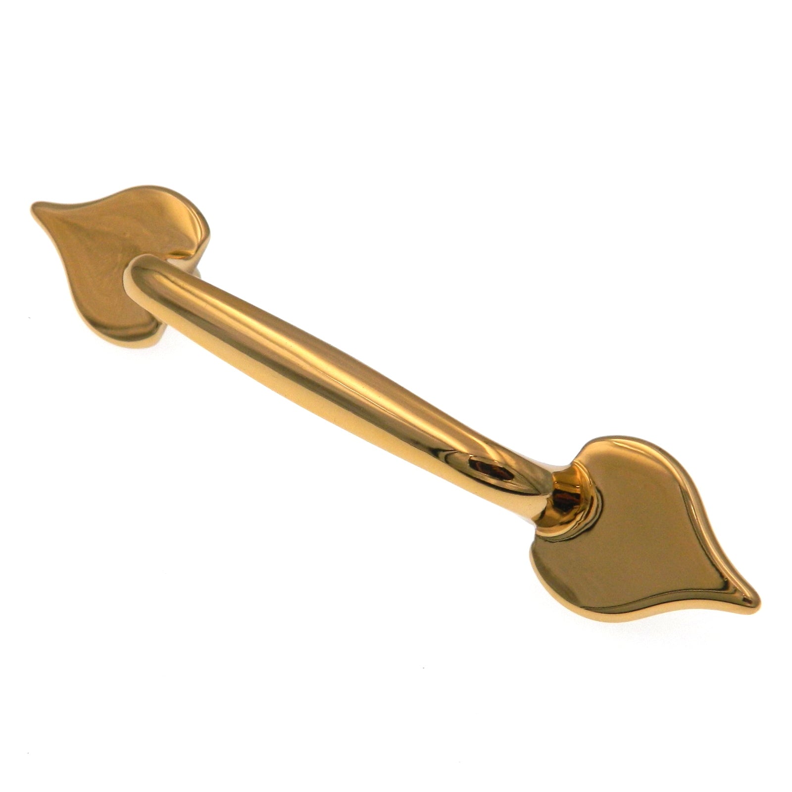 Keeler Carriage House Polished Brass 3"cc Furniture Cabinet Handle Pull Solid Brass A39
