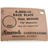 Vintage Amerock 1960's Dull Bronze 1 5/8" Cabinet Knob Backplate A500-10