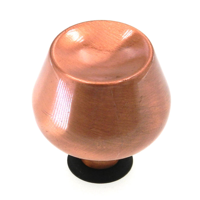 Vintage Amerock Contemporary Satin Copper 1 5/16" Round Cabinet Knob A529-E