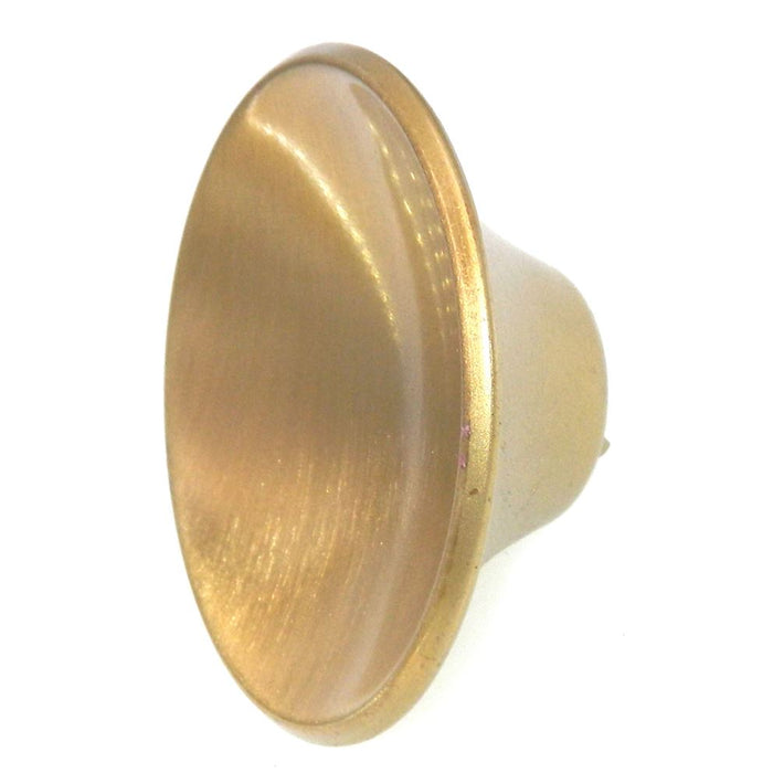 Vintage Amerock Concave Dull Brass 2" Round Cabinet Knob A595-4