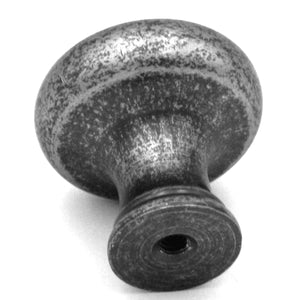 Belwith Keeler Carriage House 1 1/4" Old English Pewter Round Solid Brass Cabinet Knob A603