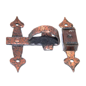 Amerock Antique Copper Cabinet Door Bar Latch Magnetic 3/8" Offset A8555-AC