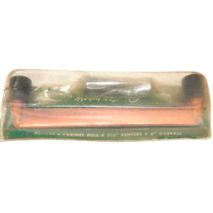Vintage Amerock Contemporary Satin Copper, Black 3 1/2" Ctr. Cabinet Pull A424-E
