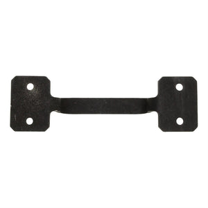 Acorn Mfg Forged Iron Smooth Square Pull 4" Ctr. Cabinet Pull Matte Black APGBP