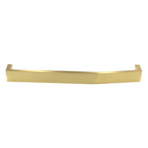 Belwith Keeler Veer Pull 8 13/16" (224mm) Ctr Brushed Golden Brass B077158-BGB