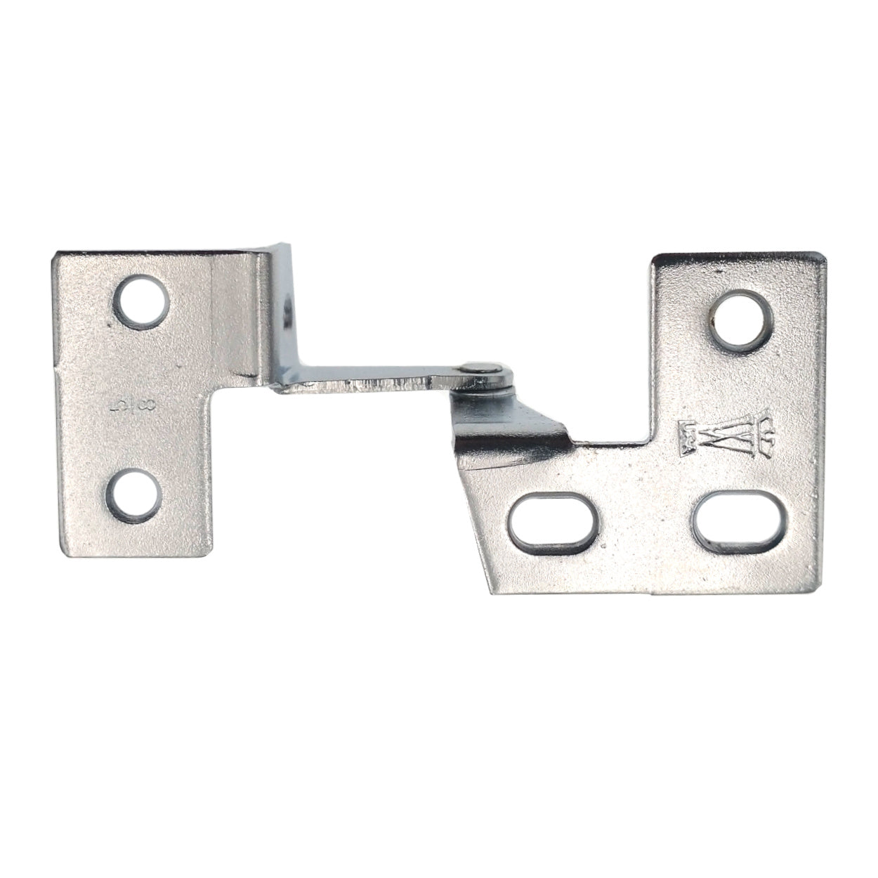 Pair Washington Polished Chrome Knife-Pivot Pin Hinges, 5/8" Frame B1032-26